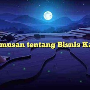 Rumusan tentang Bisnis Kafe