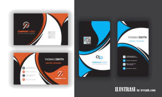 desain kartu nama profesional modern